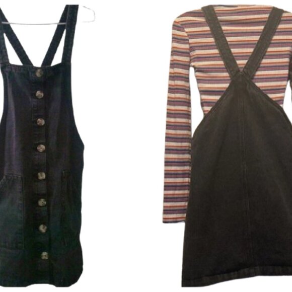 Bundle 3/$24 Adam Levine Denim Button Down Jumper  Mini-dress Vintage SZ XLarge - Picture 6 of 10